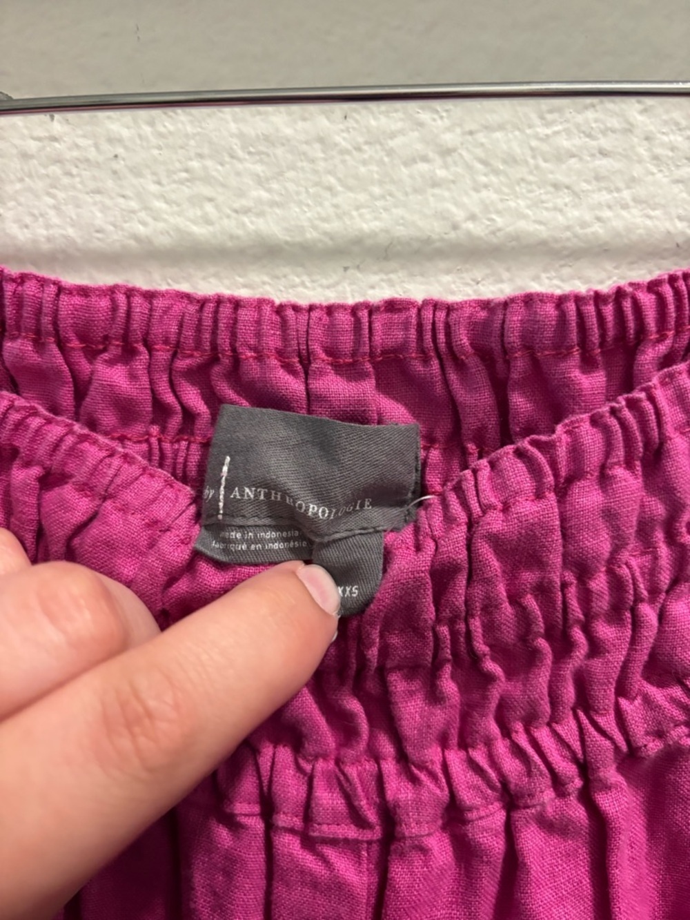 NWT The Somerset Linen Pull-On Pants, size XXS - Picture 6 of 7
